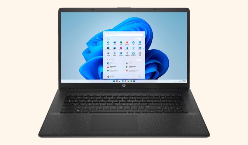 Laptop HP nổi bật với thiết kế gọn nhẹ, tinh tế, giúp người dùng dễ dàng mang theo bên người