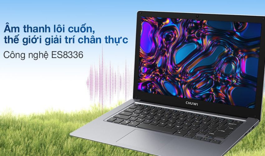 Laptop CHUWI HeroBook Pro N4020 với CPU Intel Celeron N4020, RAM 8GB, ổ cứng SSD 256GB M.2