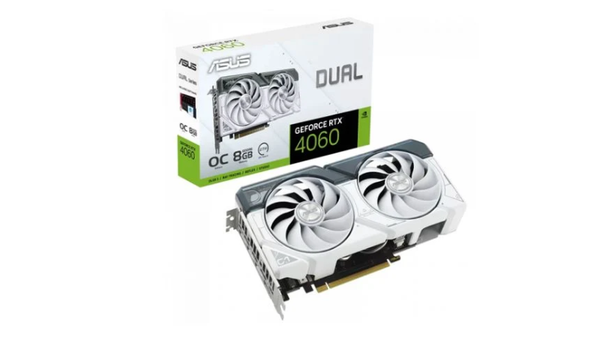VGA ASUS Dual GeForce RTX 4060 White OC Edition