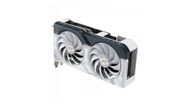 VGA ASUS Dual GeForce RTX 4060 White OC Edition có thiết kế màu trắng