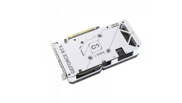 Mặt sau của VGA ASUS Dual GeForce RTX 4060 White OC Edition