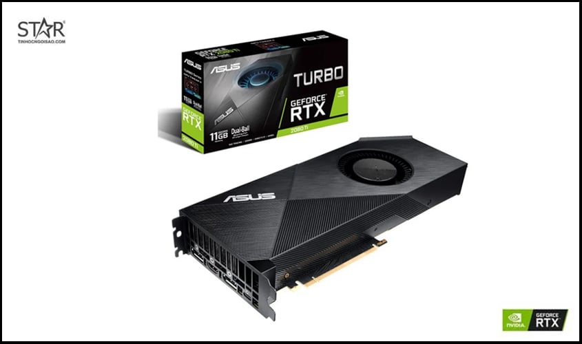 VGA Asus RTX 2080 Ti 11GB GDDR6 Turbo