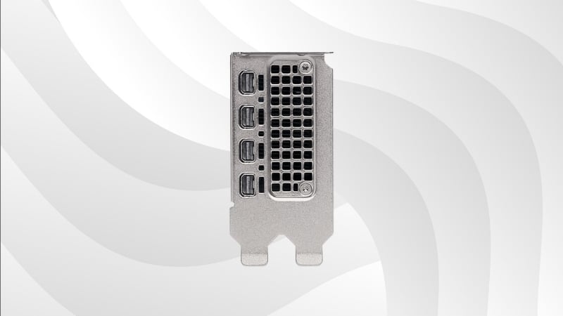 VGA Leadtek Quadro RTX A2000 được trang bị 4 cổng DisplayPort 1.4, hỗ trợ lên đến 4 màn hình 4K