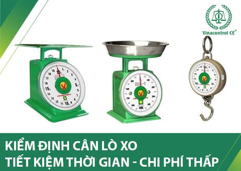 Kiểm định cân đồng hồ lò xo | Tiết kiệm thời gian – Tối ưu chi phí