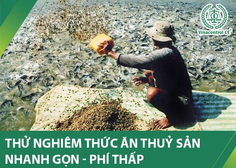 Thử nghiệm thức ăn thuỷ sản | Uy tín – Phí thấp