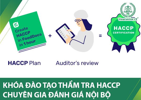 Thông tin khóa đào tạo chuyên gia đánh giá nội bộ HACCP