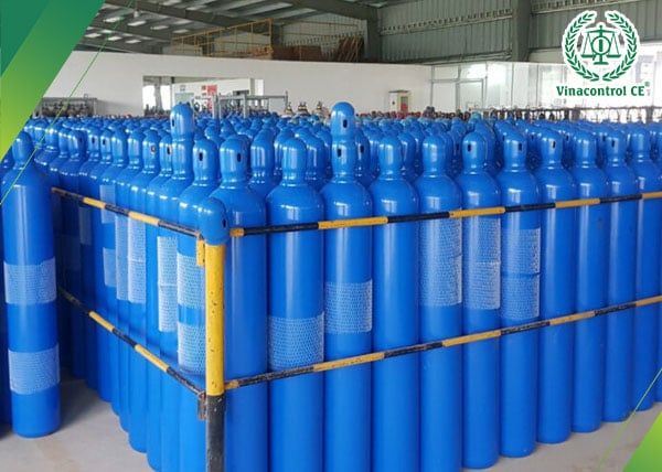 Quy trình kiểm tra chất lượng chai chứa khí nhập khẩu