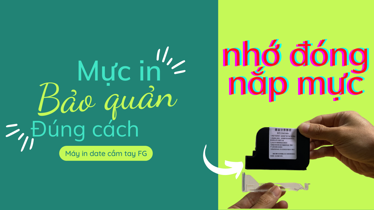 Hướng dẫn bảo quản hộp mực máy in date cầm tay đúng cách