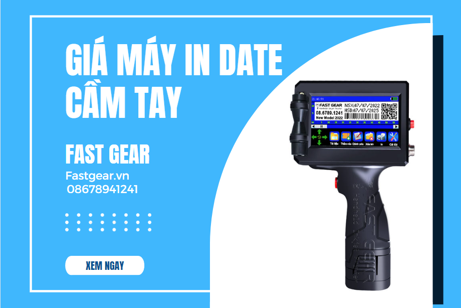 Giá Máy in Date Cầm Tay Tham Khảo [✅Checklist 30 máy in cân nhắc trước khi mua]