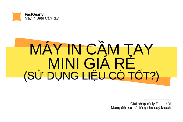 Máy In Cầm Tay Mini Giá Rẻ Sử Dụng Liệu Có Tốt? | FastGear.vn