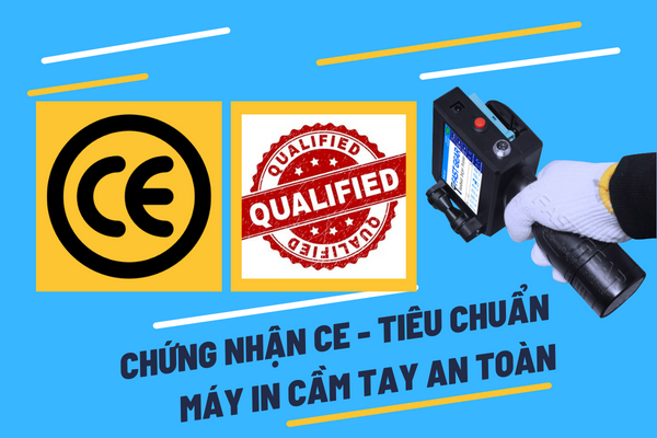 chứng nhận CE tiêu chuẩn máy in date cầm tay an toàn