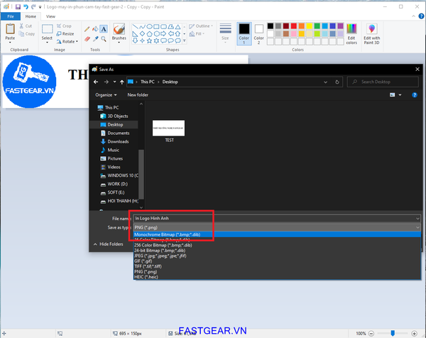 hướng dẫn in hình ảnh logo trên máy in phun date cầm tay