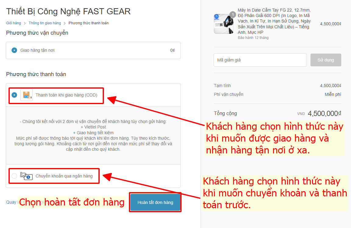hướng dẫn mua hàng máy in date cầm tay fast gear