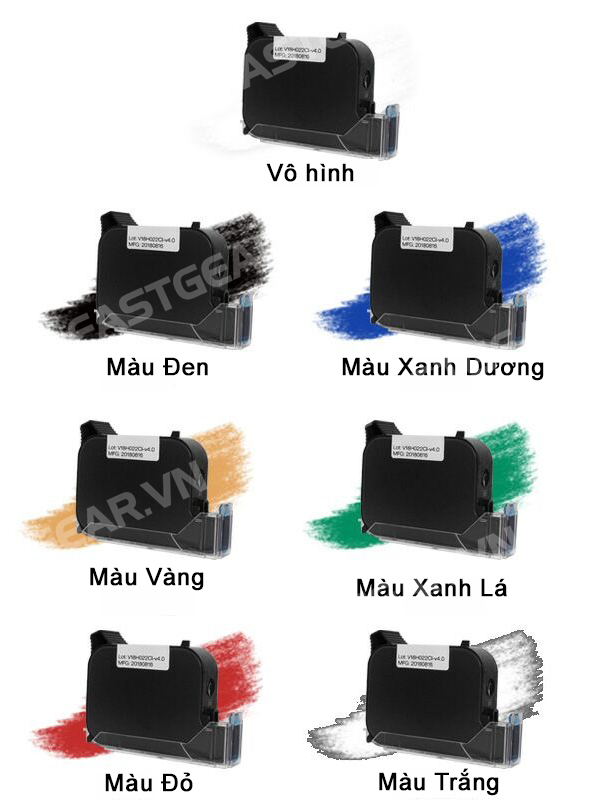 mực máy in date cầm tay