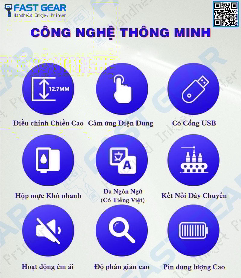 máy in date cầm tay fg 18 đa dạng chức năng in