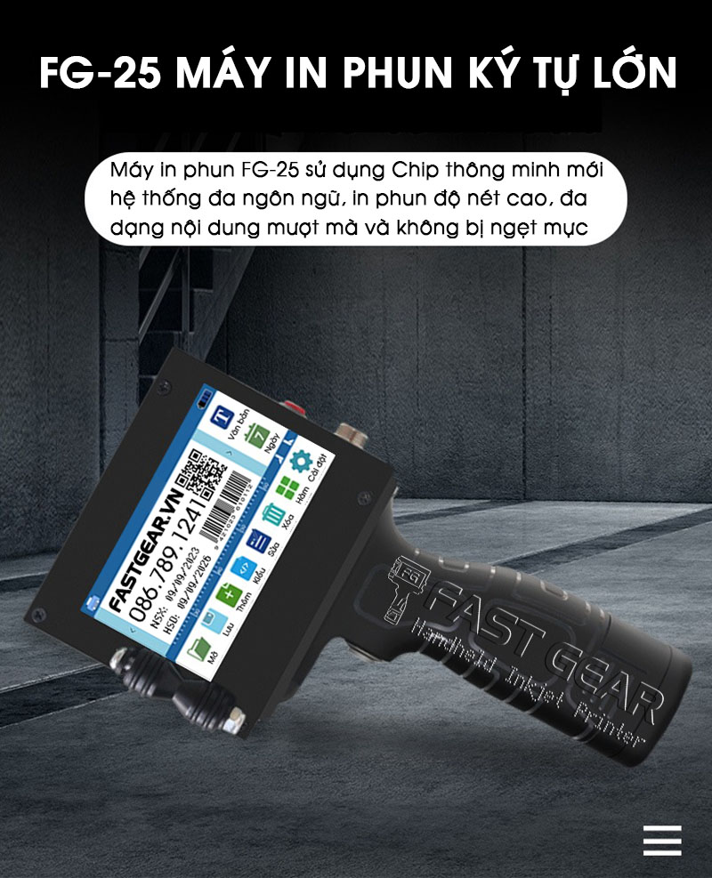 máy in date cầm tay fg 25