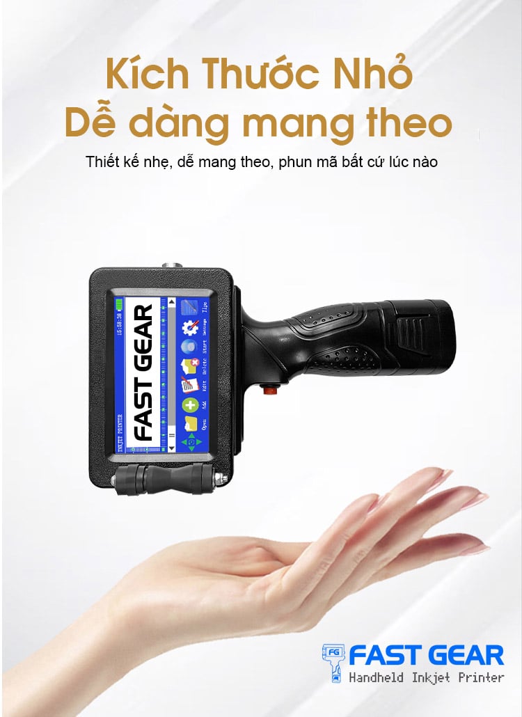 Máy in date cầm tay FG 26 tiếng việt