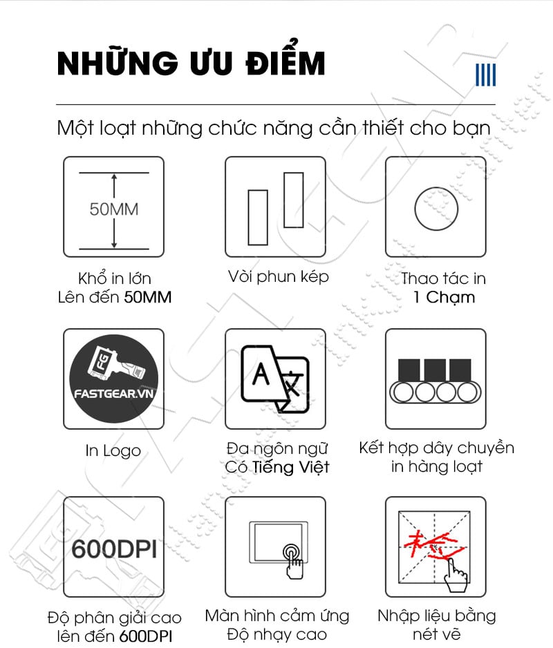 máy in date cầm tay FG 50 khổ in siêu lớn 50mm