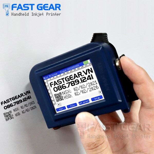máy in date cầm tay fg mini 16
