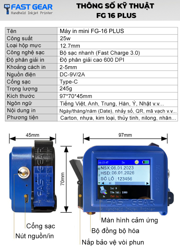 máy in date cầm tay mini fg 16 plus