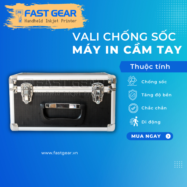 Vali chống sốc cho máy in date cầm tay