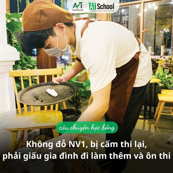 Không đỗ NV1, bị cấm thi lại, phải giấu gia đình chuyện đi làm thêm và ôn thi