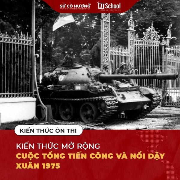 Kiến thức mở rộng cuộc Tổng tiến công và nổi dậy Xuân 1975