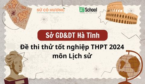 Đề thi thử tốt nghiệp THPT 2023-2024 của Sở GD&DT Hà Tĩnh môn Lịch sử