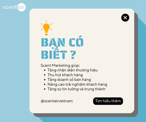 Scent Marketing: Bí quyết thu hút khách hàng, bùng nổ doanh số
