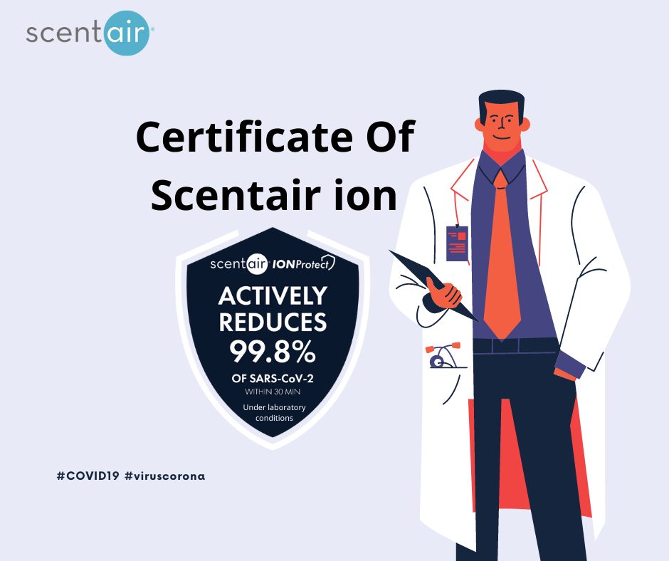 Certificate Of Scentair ion Certificate Of Scentair ion
