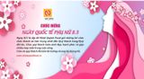 CHÚC MỪNG NGÀY QUỐC TẾ PHỤ NỮ 8.3
