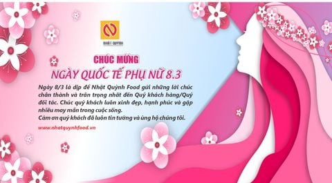 CHÚC MỪNG NGÀY QUỐC TẾ PHỤ NỮ 8.3