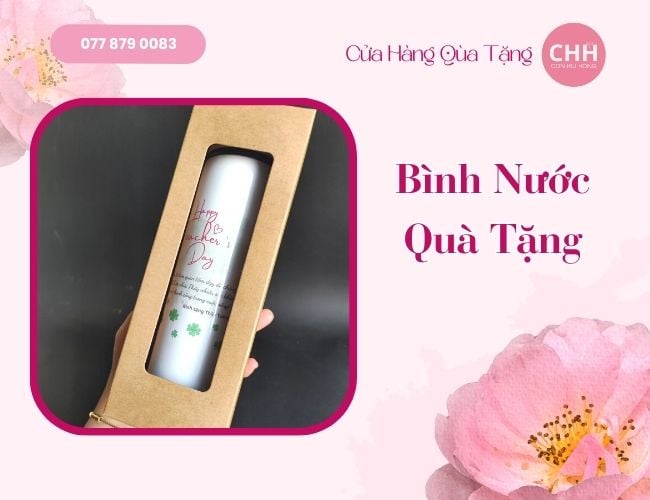 Bình Nước Quà Tặng In Logo Thương Hiệu Theo Yêu Cầu