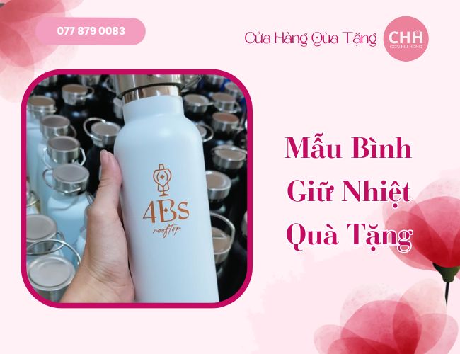 Mẫu Bình Giữ Nhiệt Quà Tặng Tại Con Hiu Hồng