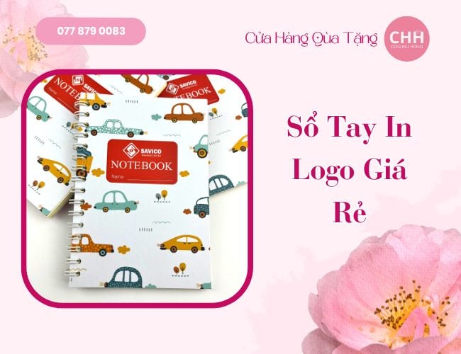 Đặt Hàng Sổ Tay In Logo Giá Rẻ Cùng Con Hiu Hồng