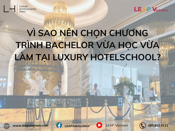 Vì sao nên chọn chương trình Bachelor vừa học vừa làm tại Luxury Hotelschool?