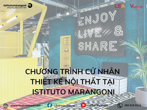 Chương Trình Cử Nhân Thiết Kế Nội Thất Tại Istituto Marangoni: Bệ Phóng Cho Sự Nghiệp Thiết Kế Toàn Cầu