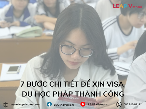 7 bước chi tiết để xin Visa Du học Pháp thành công