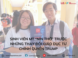 Sinh Viên Mỹ “Nín Thở” Trước Những Thay Đổi Giáo Dục Từ Chính Quyền Trump