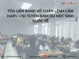 Tòa Liên Bang Mỹ Chặn Lệnh Cấm Harvard Tuyển Sinh Du Học Sinh Quốc Tế