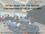 Du học Pháp: Tất tần tật các loại hình nhà ở cho du học sinh