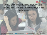 Việc làm thêm khi du học Pháp: Thông tin cần biết cho du học sinh Việt Nam