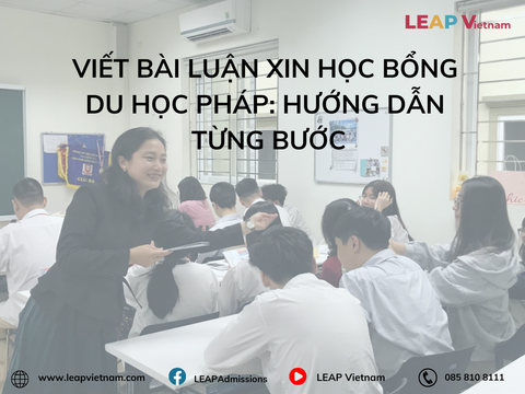 Viết bài luận xin học bổng du học Pháp: Hướng dẫn từng bước