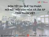 Đón Tết xa quê tại Pháp: Nơi kết nối văn hóa và ấm áp tinh thần Việt