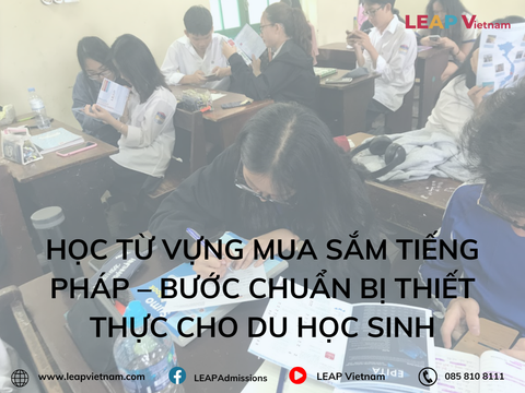 Học từ vựng mua sắm tiếng Pháp – Bước chuẩn bị thiết thực cho du học sinh
