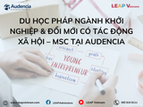 Du học Pháp ngành Khởi nghiệp & Đổi mới có tác động xã hội – MSc tại Audencia