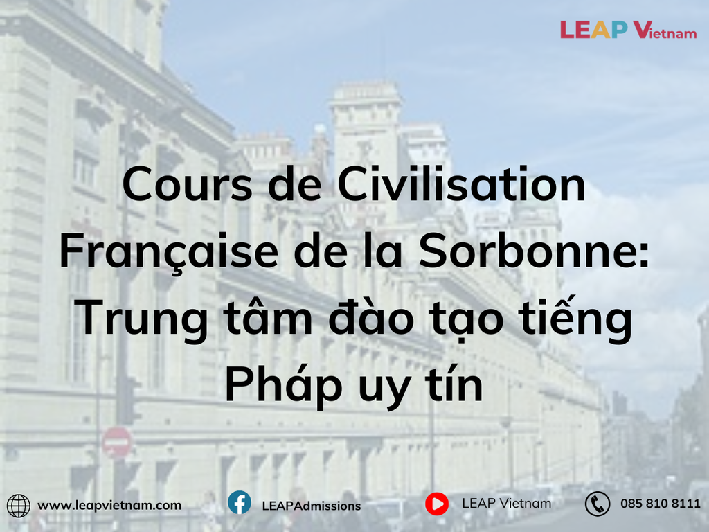 Cours de Civilisation Française de la Sorbonne: Đào tạo tiếng Pháp