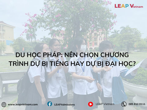 Du học Pháp: Nên chọn chương trình dự bị tiếng hay dự bị đại học?