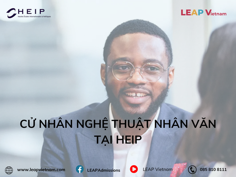 Du học Pháp: Cử nhân Nghệ thuật Nhân văn tại HEIP