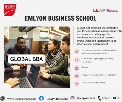 EMLYON BUSINESS SCHOOL - Chương trình đào tạo Global BBA